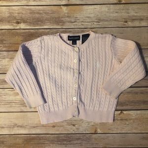 ⭐️⭐️Polo Pink cardigan VGUC